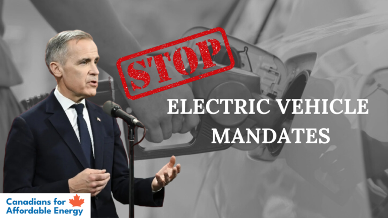 Together let’s tell the Liberals to scrap their 2035 electric vehicle policy