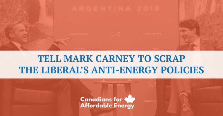 Scrap the Liberal’s Anti-Energy Policies!